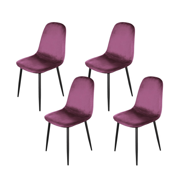 HTI-Living Savannah Velvet Pink Stuhl