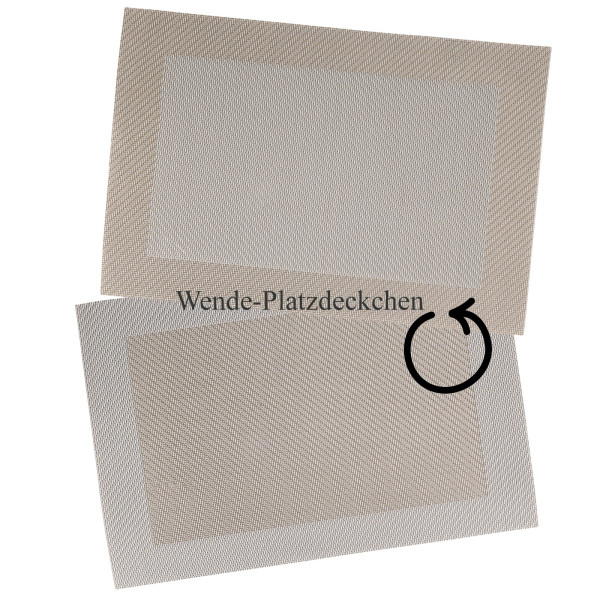 neuetischkultur Polyester Platzset 4er Set, Creme/Beige
