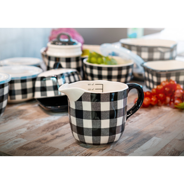 Neuetischkultur Squares Milchkrug aus Keramik 800 ml