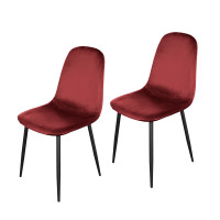 HTI-Living Savannah Rot Esszimmerstuhl Samt 2er Set HTI-Living Savannah Rot Esszimmerstuhl Samt 2er Set