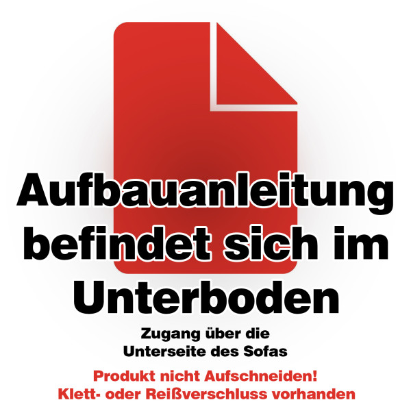 HTI-Living Azaria Zweisitzer mit Schlaffunktion Dunkelgrau