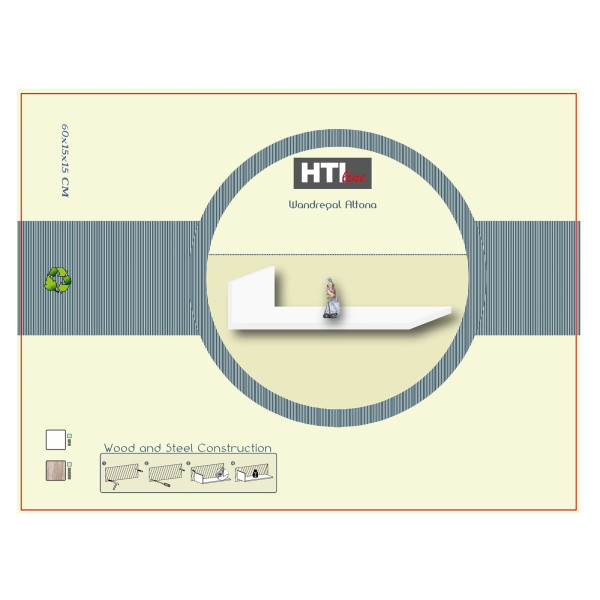 HTI-Line Altona 904a Wandregal