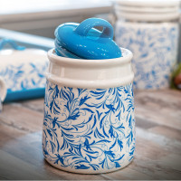 Vorschau: neuetischkultur Ornament Lebensmitteldose im Landhausstil 11 x 16 cm Vorschau: neuetischkultur Ornament Lebensmitteldose im Landhausstil 11 x 16 cm