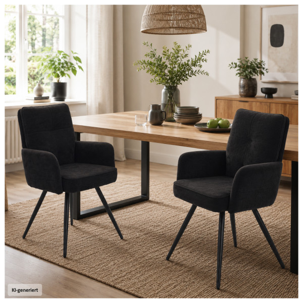 Stuhl Kyra2M schwarz