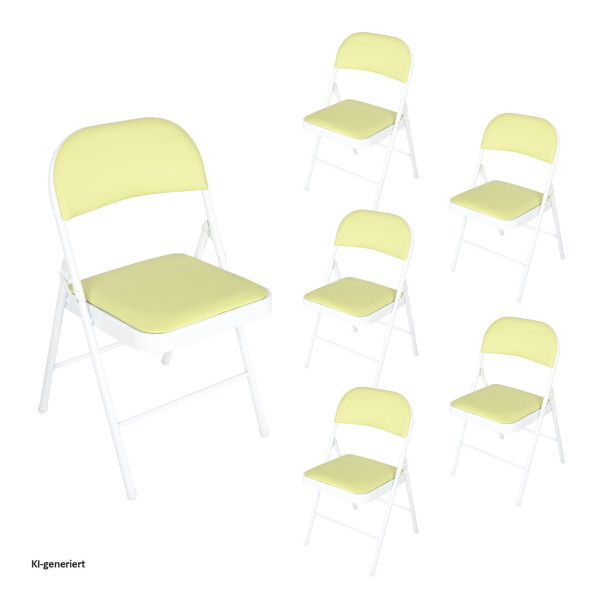 Klappstuhl Wedigo PVC Grün