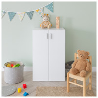 HTI-Living Nina Weiß Kommode mit 3 Regalfächern HTI-Living Nina Weiß Kommode mit 3 Regalfächern