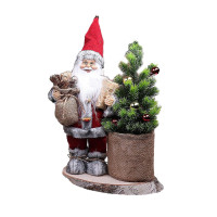 HTI-Living mit Baum Weihnachtsmannfigur 30 cm HTI-Living mit Baum Weihnachtsmannfigur 30 cm