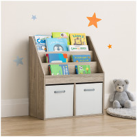 HTI-Living Bücherregal für Kinderzimmer Sonoma Kinderregal Aufbewahrungsregal mit 5 Fächern HTI-Living Bücherregal für Kinderzimmer Sonoma Kinderregal Aufbewahrungsregal mit 5 Fächern