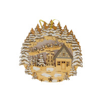 HTI-Living Dorfidylle LED Fensterbild HTI-Living Dorfidylle LED Fensterbild