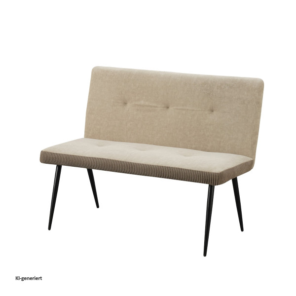 Bank Joschka 2 Sitzer Taupe