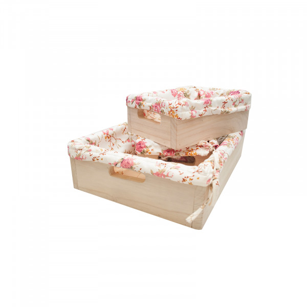 HTI-Line Linnea Holzkästchen 3er Set