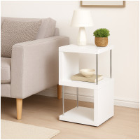 HTI-Living modernes Bücherregal Standregal Weiß Regal 30x65x30 cm HTI-Living modernes Bücherregal Standregal Weiß Regal 30x65x30 cm