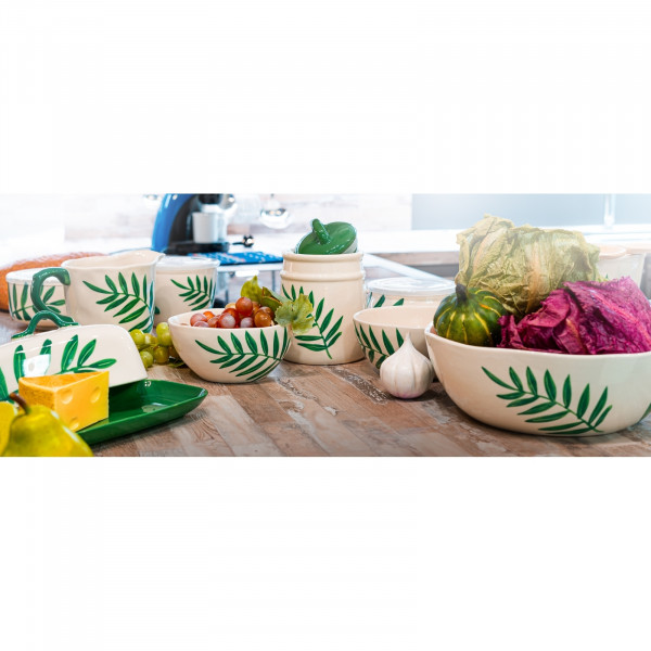 Neuetischkultur Olivenzweig Lebensmitteldose im Landhausstil 11 x 16 cm