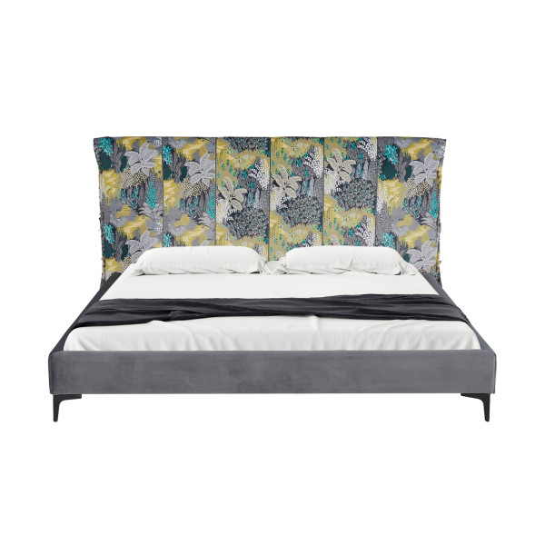HTI-Living Roxbury Dreamy Forest Grau Doppelbett 180 x 200 cm