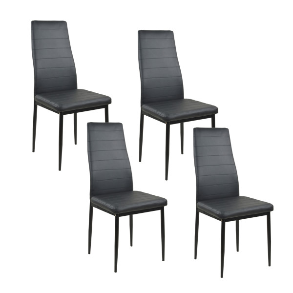 HTI-Living Memphis PU 4er-Set Stuhl