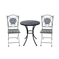 HTI-Living Celia Floral Tisch und 2 Stühle HTI-Living Celia Floral Tisch und 2 Stühle