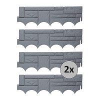 HTI-Living Nessa Beeteinfassung Steinoptik HTI-Living Nessa Beeteinfassung Steinoptik