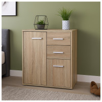 HTI-Living Nina Sonoma Kommode mit 2 Schubladen HTI-Living Nina Sonoma Kommode mit 2 Schubladen