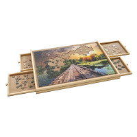 HTI-Living Puzzlebrett mit Auszügen 1000er Holzbrett HTI-Living Puzzlebrett mit Auszügen 1000er Holzbrett