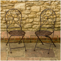 HTI-Line Lani Braun Gartenstuhl 2er-Set HTI-Line Lani Braun Gartenstuhl 2er-Set