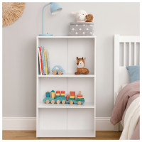 HTI-Living mit 3 Fächern Weiß Standregal Nina HTI-Living mit 3 Fächern Weiß Standregal Nina