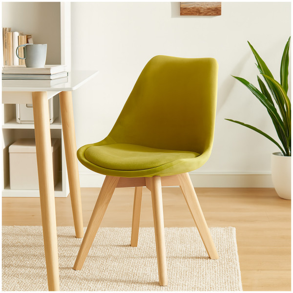 HTI-Living Atlanta Gelb Design Stuhl
