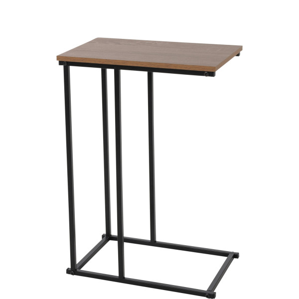 HTI-Living Metall + MDF Natur Beistelltisch