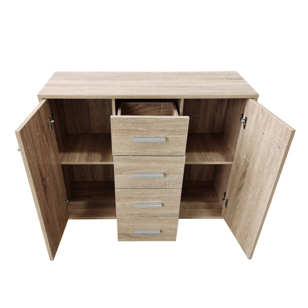 HTI-Living mit 4 Schubladen Sonoma Sideboard Nina
