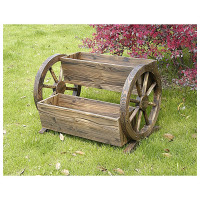 HTI-Living Rustikal Blumenkasten mit 2 Pflanzgefäßen HTI-Living Rustikal Blumenkasten mit 2 Pflanzgefäßen