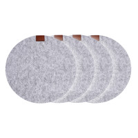 Neuetischkultur Filz rund Platzset 4-teilig Neuetischkultur Filz rund Platzset 4-teilig