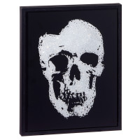 HTI-Living Totenkopf Wandbild Glitzer klein HTI-Living Totenkopf Wandbild Glitzer klein