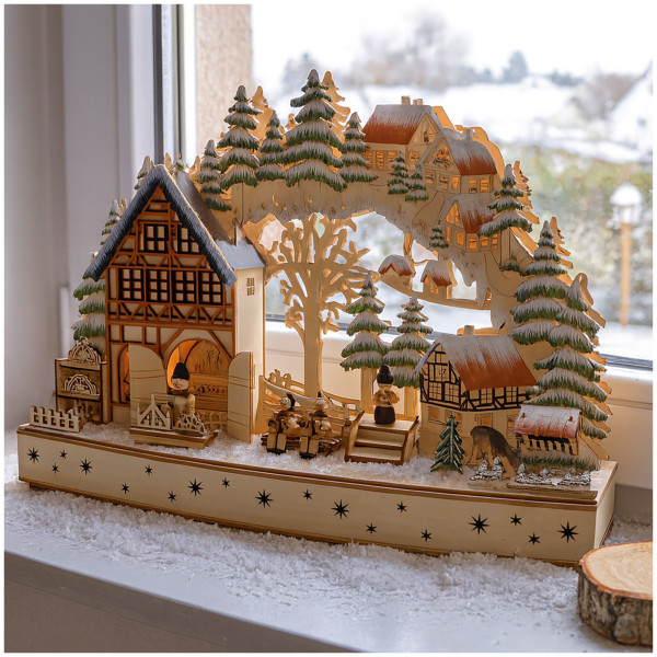 Weihnachtsdeko Dorfidylle