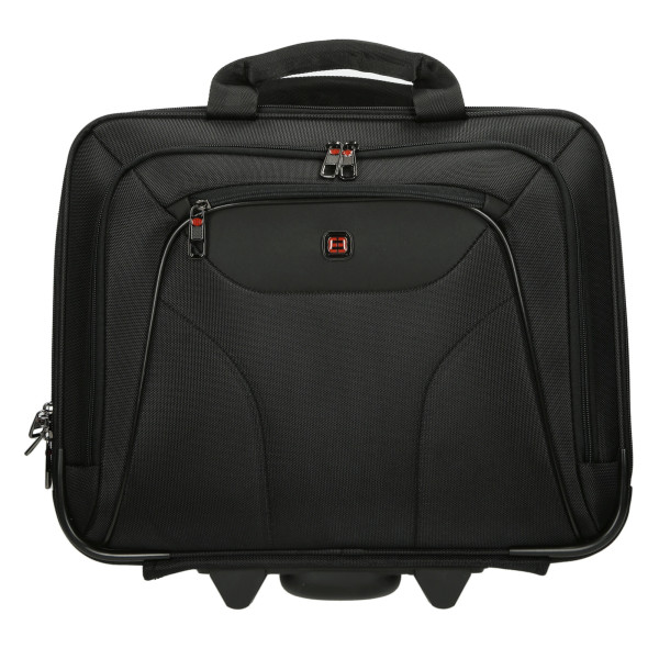 Businesstasche Schwarz Laptop-Trolley 33