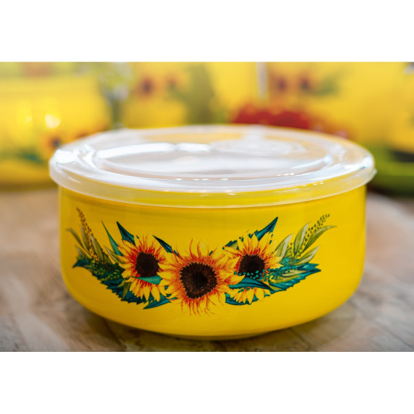 Neuetischkultur Sonnenblume Mikrowellen Keramik Schüssel 900 ml