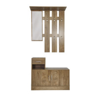 HTI-Living Thekla Eiche Garderobenpaneel mit Schuhschrank HTI-Living Thekla Eiche Garderobenpaneel mit Schuhschrank