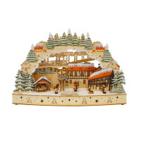 HTI-Living kleine Stadt mit Fachwerkhäusern Lichterbogen LED HTI-Living kleine Stadt mit Fachwerkhäusern Lichterbogen LED