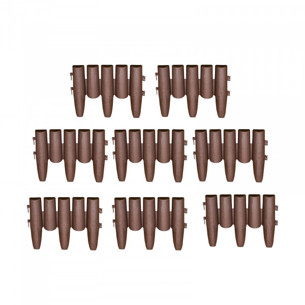HTI-Living Nessa Beeteinfassung Palisade 8-teilig