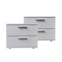 HTI-Living Nina Nachtschrank 2er Set Weiß HTI-Living Nina Nachtschrank 2er Set Weiß
