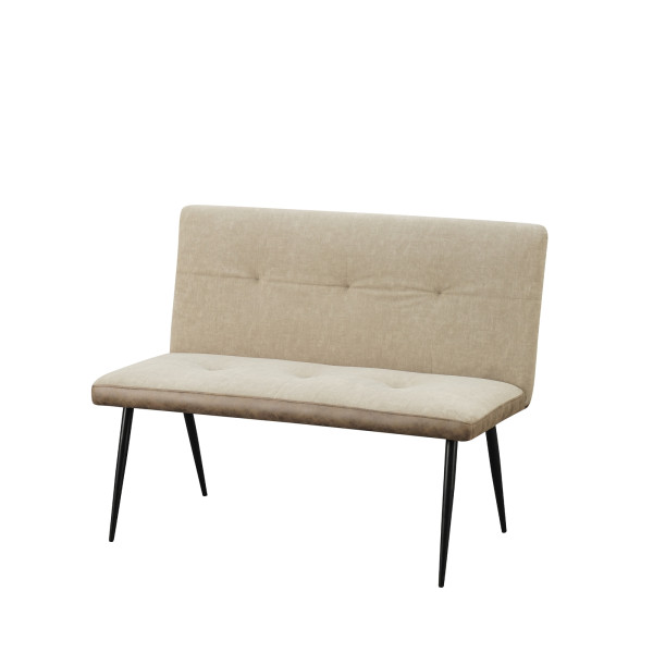 Bank Joschka 2 Sitzer Antikbraun/Taupe