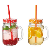 Montana aus der Serie go Becher 2er Set Rot Orange Montana aus der Serie go Becher 2er Set Rot Orange