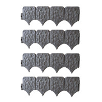 HTI-Living Stone 4-teilig Grau Beetumrandung Nessa HTI-Living Stone 4-teilig Grau Beetumrandung Nessa