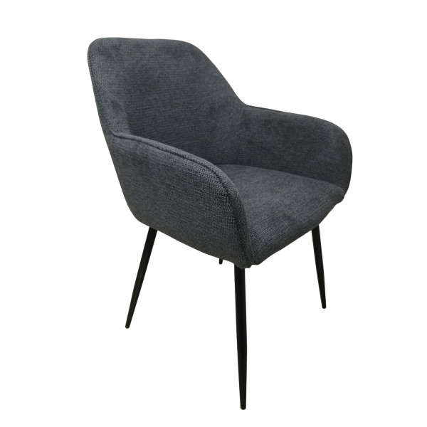 HTI-Living Albany Waffle Grau Stuhl