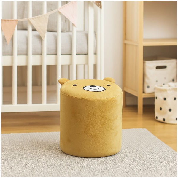 HTI-Living Teddy Braun Kinderhocker Marcia