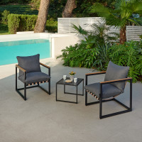 HTI-Living 2 Stühle und Tisch Gartensitzgruppe HTI-Living 2 Stühle und Tisch Gartensitzgruppe