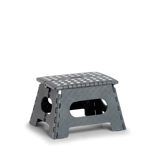 Klapphocker, Kunststoff, anthrazit 35 x 28 x 22 cm