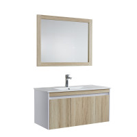 HTI-Living Waschtisch, Spiegel, Hängeschrank Badmöbel Set HTI-Living Waschtisch, Spiegel, Hängeschrank Badmöbel Set