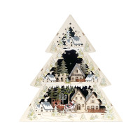 HTI-Living Weihnachtsmann zu Besuch Schwibbogen HTI-Living Weihnachtsmann zu Besuch Schwibbogen