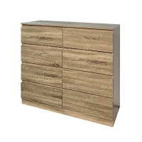 HTI-Living Thekla Sonoma Kommode 8 grifflose Schubladen HTI-Living Thekla Sonoma Kommode 8 grifflose Schubladen