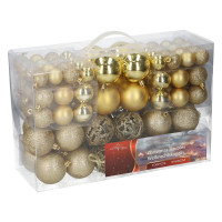 HTI-Living Gold Weihnachtskugel Set, 100 Stück HTI-Living Gold Weihnachtskugel Set, 100 Stück