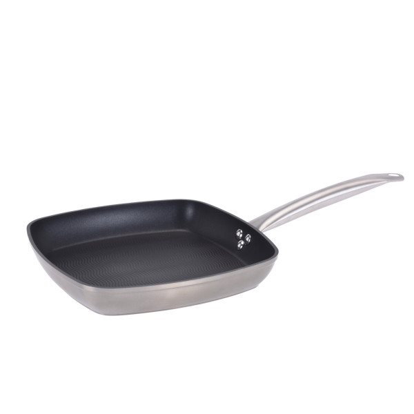 GRILLPFANNE 26X26X4,5 CM ALU